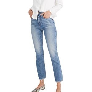 Madewell The Perfect Vintage Jeans Raw Hem